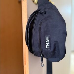 Aritzia TNA Belt Bag With Adjustable Strap, Black